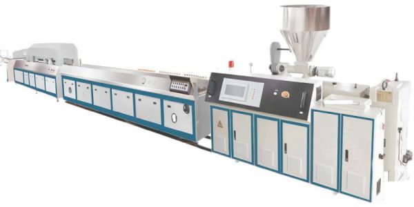 PVC,CPVC,UPVC,WPC Profile Extrusion Production Line Equipment